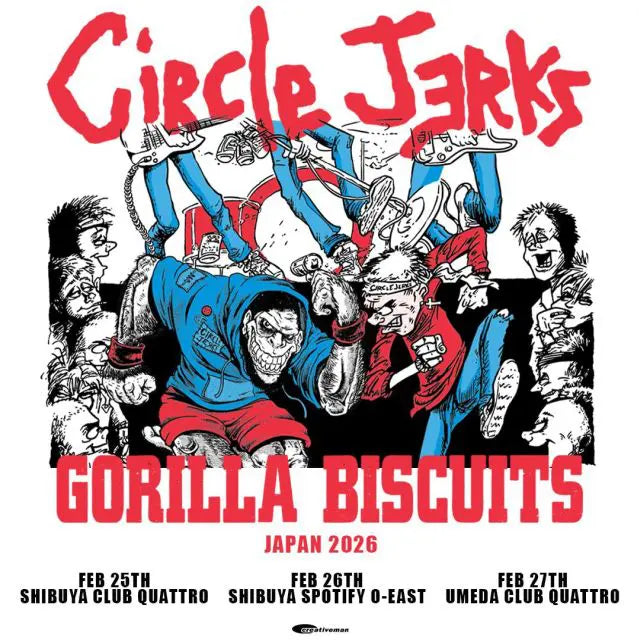 CIRCLE JERKS GORILLA BISCUITS – bandstore CIRCLE JERKS GORILLA BISCUITS – bandstore