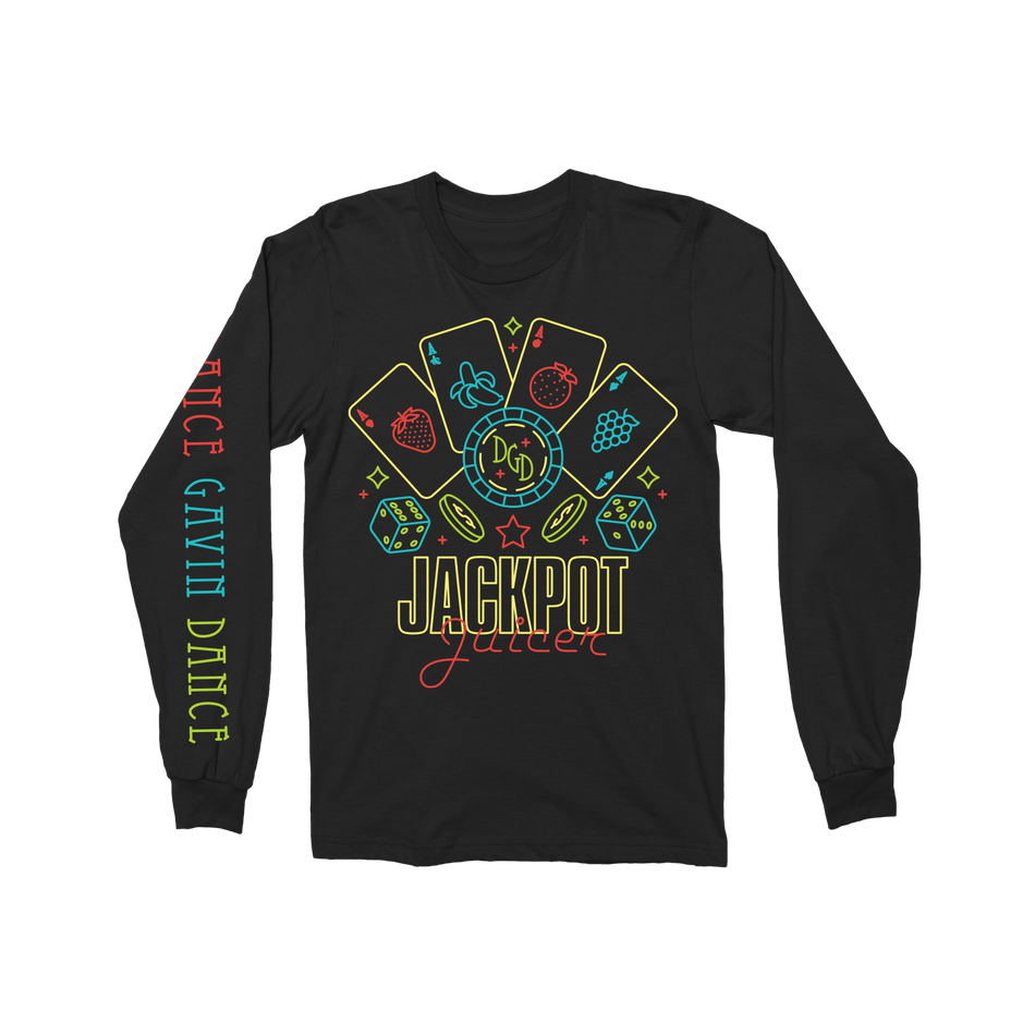 Dance Gavin Dance - Jackpot Juicer LongSleeve(Black) - ロングT