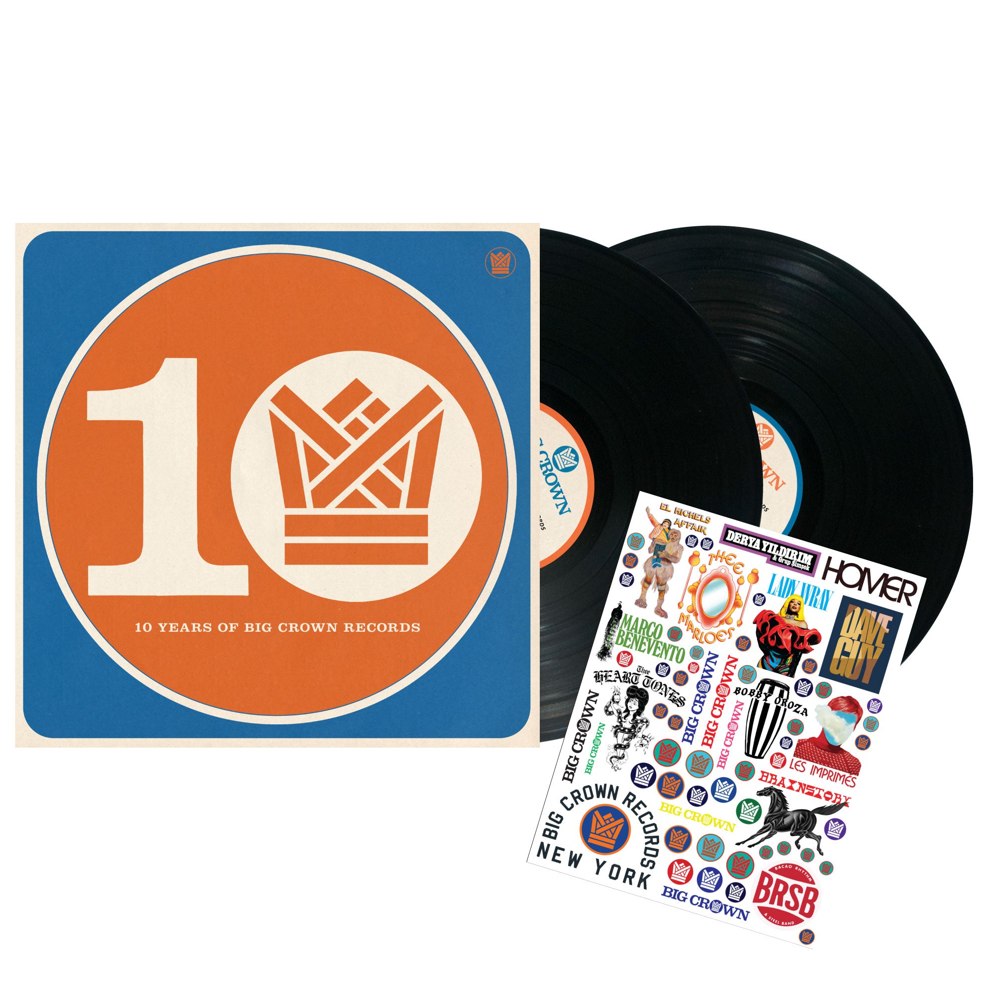 V/A – Ten Years of Big Crown Records (LPx2) – SILENT TRADE