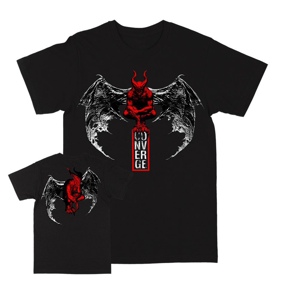 CONVERGE - AMON AMOK - T shirts(ブラック）