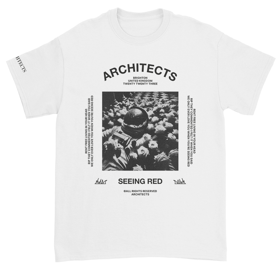 Architects - RENT FREE - T shirts(White)
