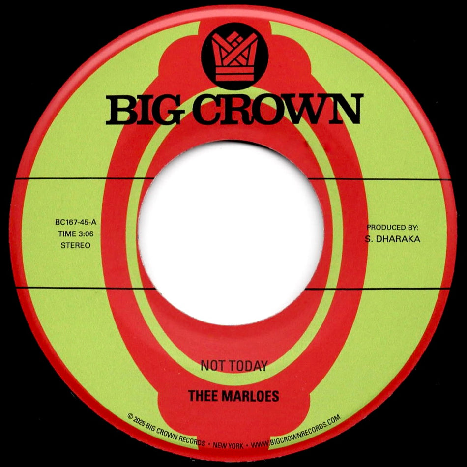 Thee Marloes – Not Today b/w Over (7”)