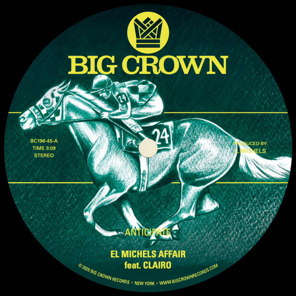 El Michels Affair – Anticipate feat. Clairo b/w Indifference feat. Shintaro Sakamoto (7”)