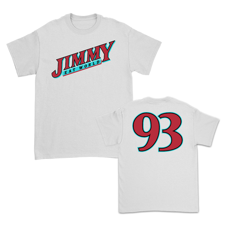 Jimmy Eat World - Baseball Series 2024 Tee - ホワイト