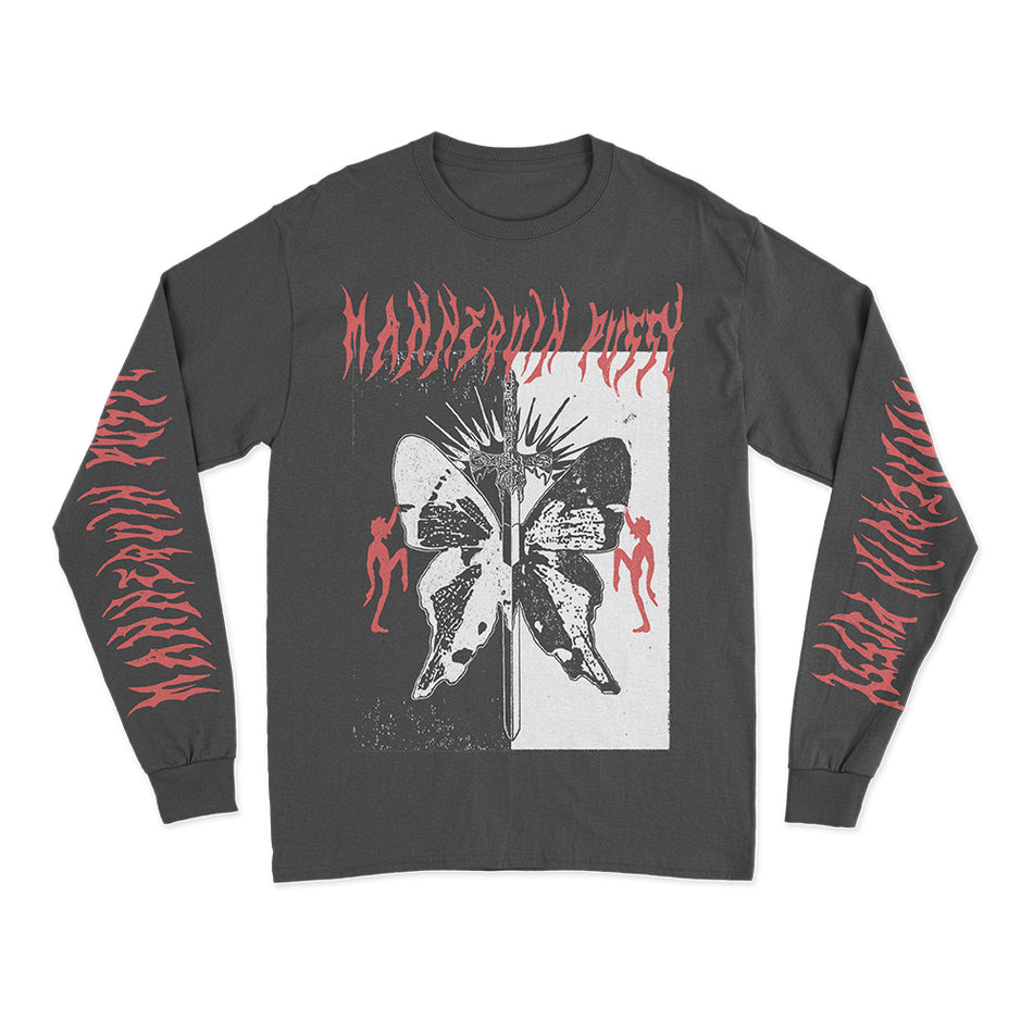 Mannequin Pussy - Butterfly Longsleeve - ブラック