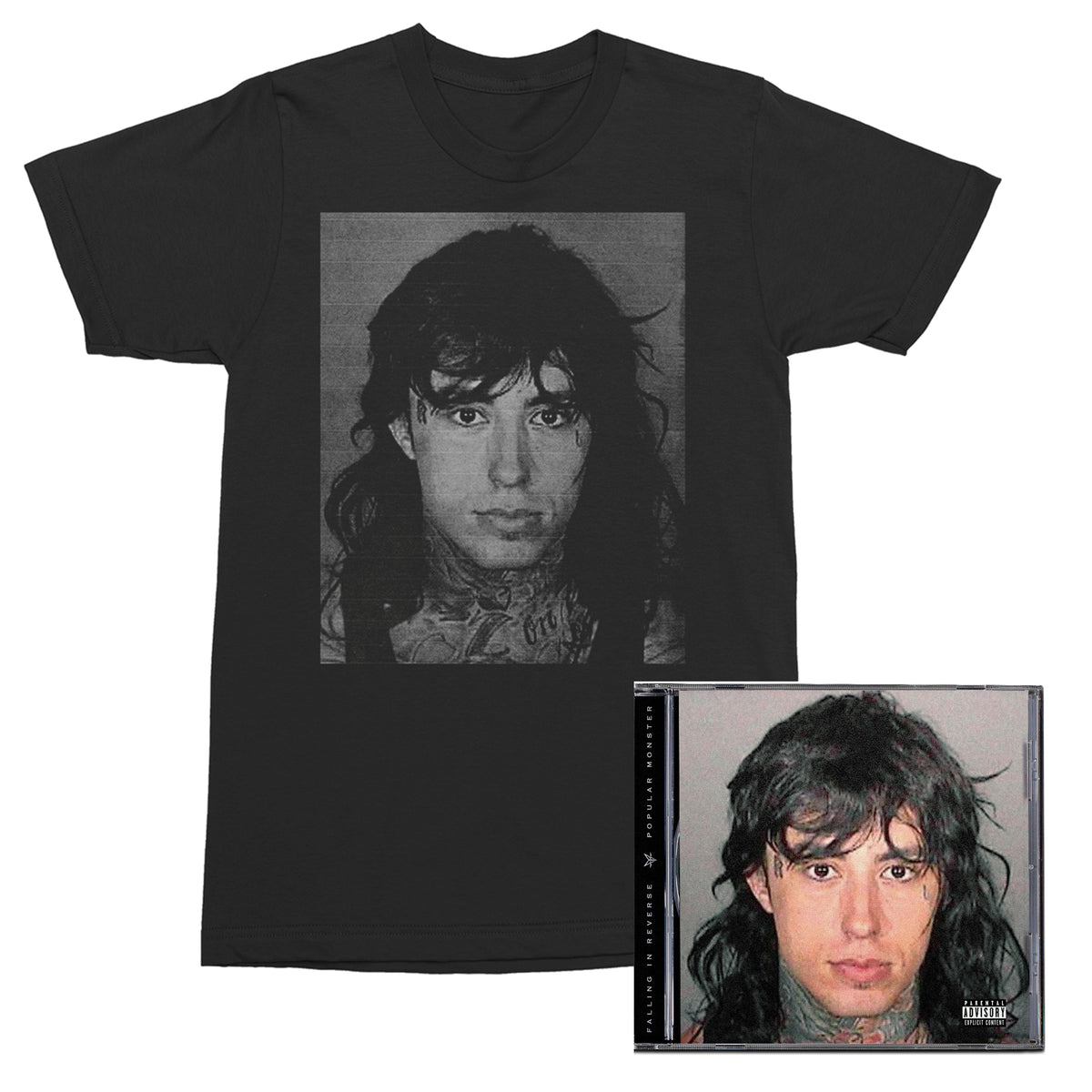 Falling in Reverse フォール・イン・リバース CD T-shirt