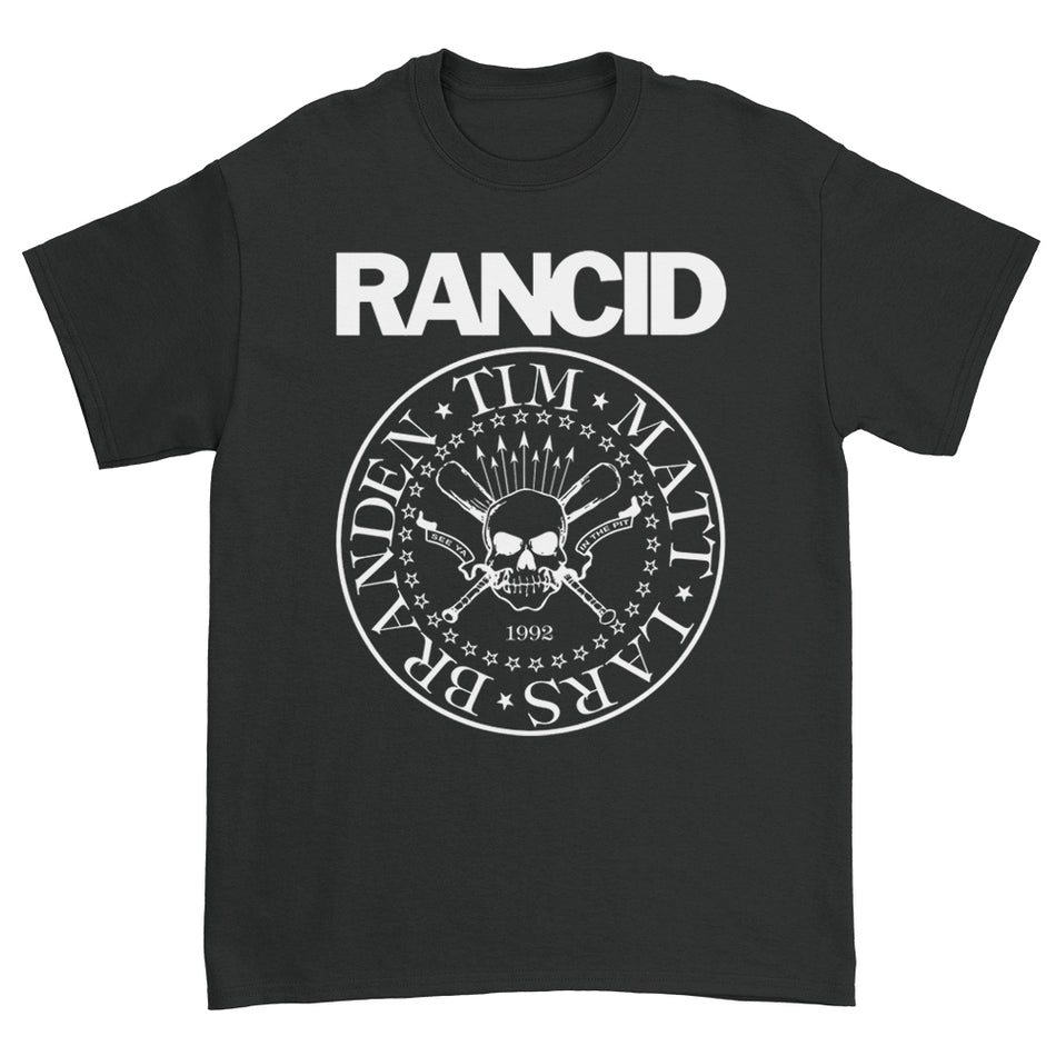 Rancid -Crest Logo T-Shirt - ブラック