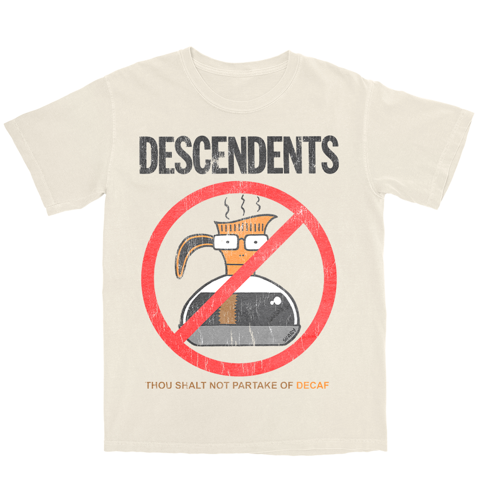 DESCENDENTS - Decaf Tee - T shirts (ナチュラル）