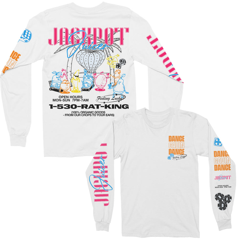 Dance Gavin Dance - JJ Hotel  LongSleeve(White) - ロングT