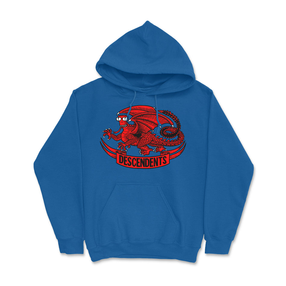 Descendents - Dragon Pullover Hoodie - Royal blue
