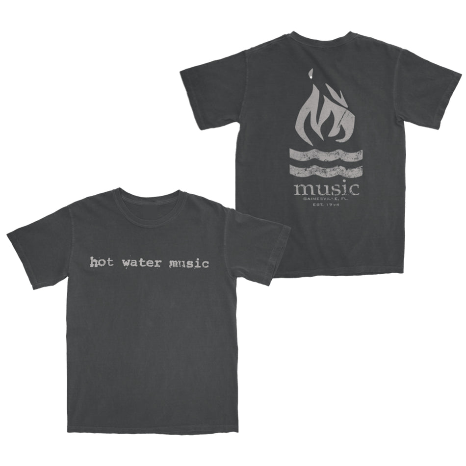 Hot Water Music - Flame - T shirts (チャコール)