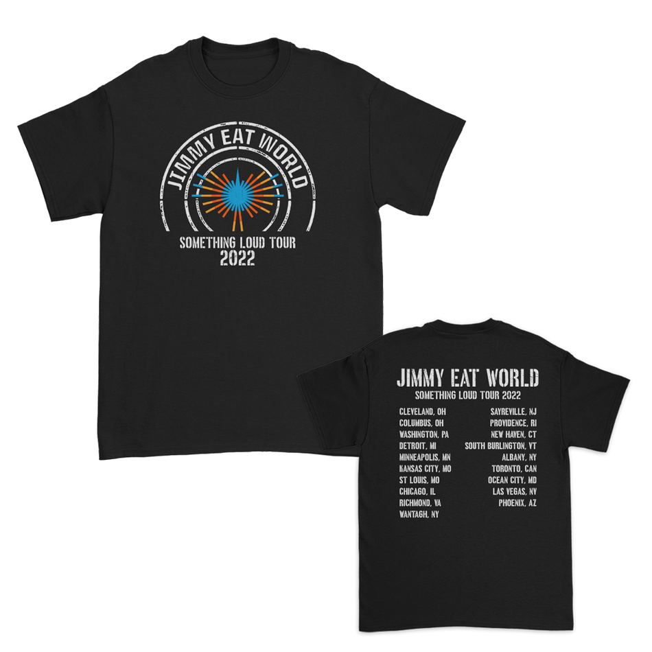 Jimmy Eat World - Phoenix Badge Summer 2022 Tour Tee Black