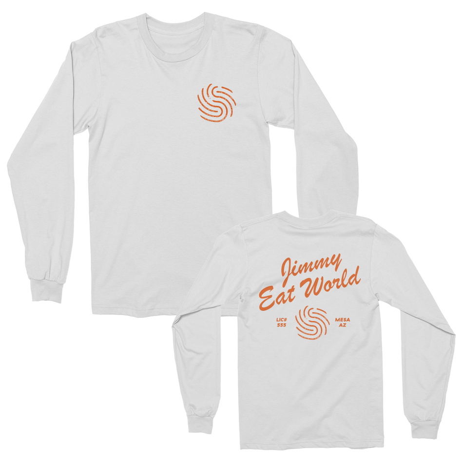 Jimmy Eat World - Painter Long Sleeve Tee White