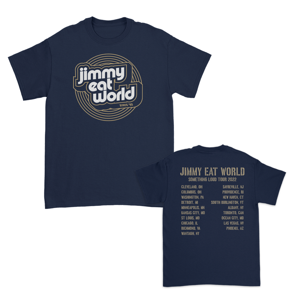 Jimmy Eat World - Reverb Summer 2022 Tour Tee Navy