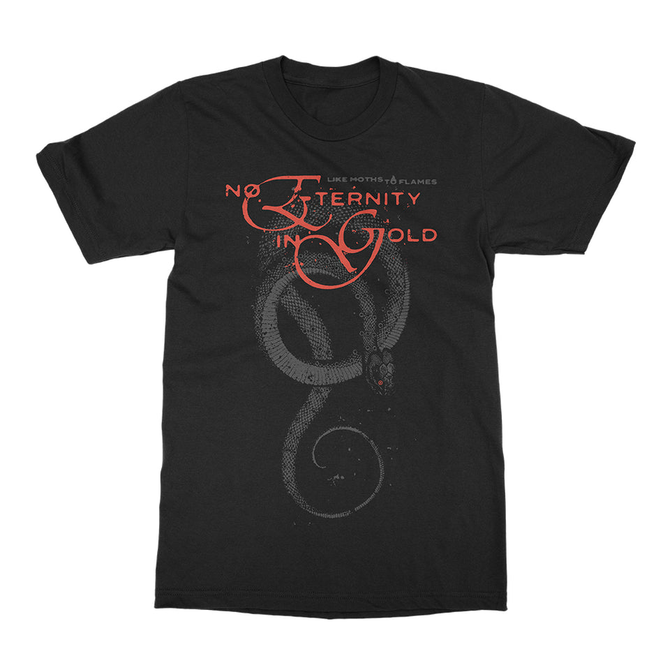 Like Moths To Flames - NO ETERNITY IN GOLD T shirts - ブラック