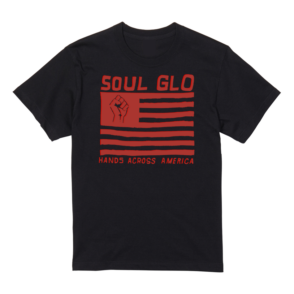 Soul Glo (ソウル・グロ)-Flag Tee ブラック