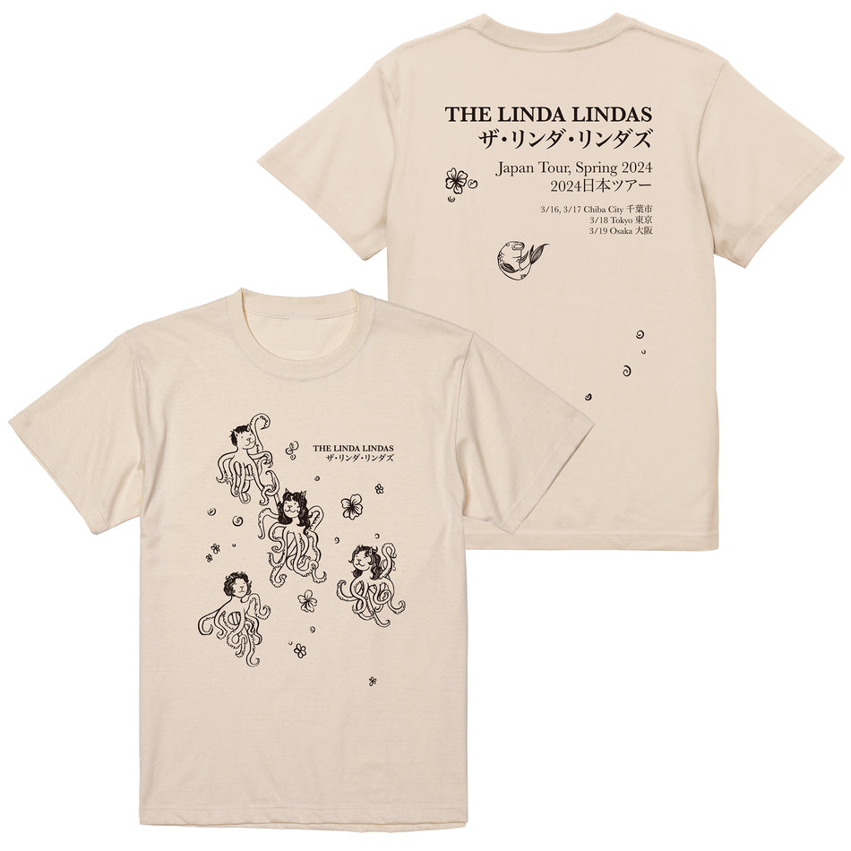The Linda Lindas (ザ・リンダ・リンダズ) - Japan Tour Tee - ナチュラル