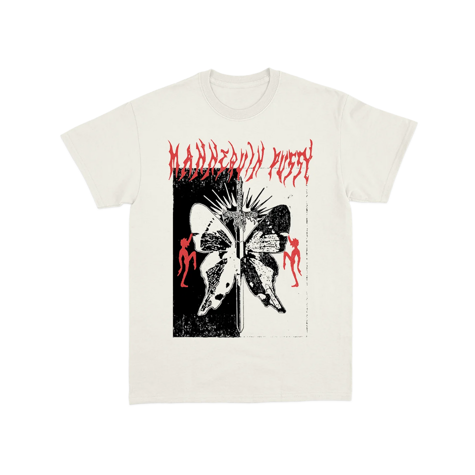 Mannequin Pussy - Butterfly Tshirt - ホワイト