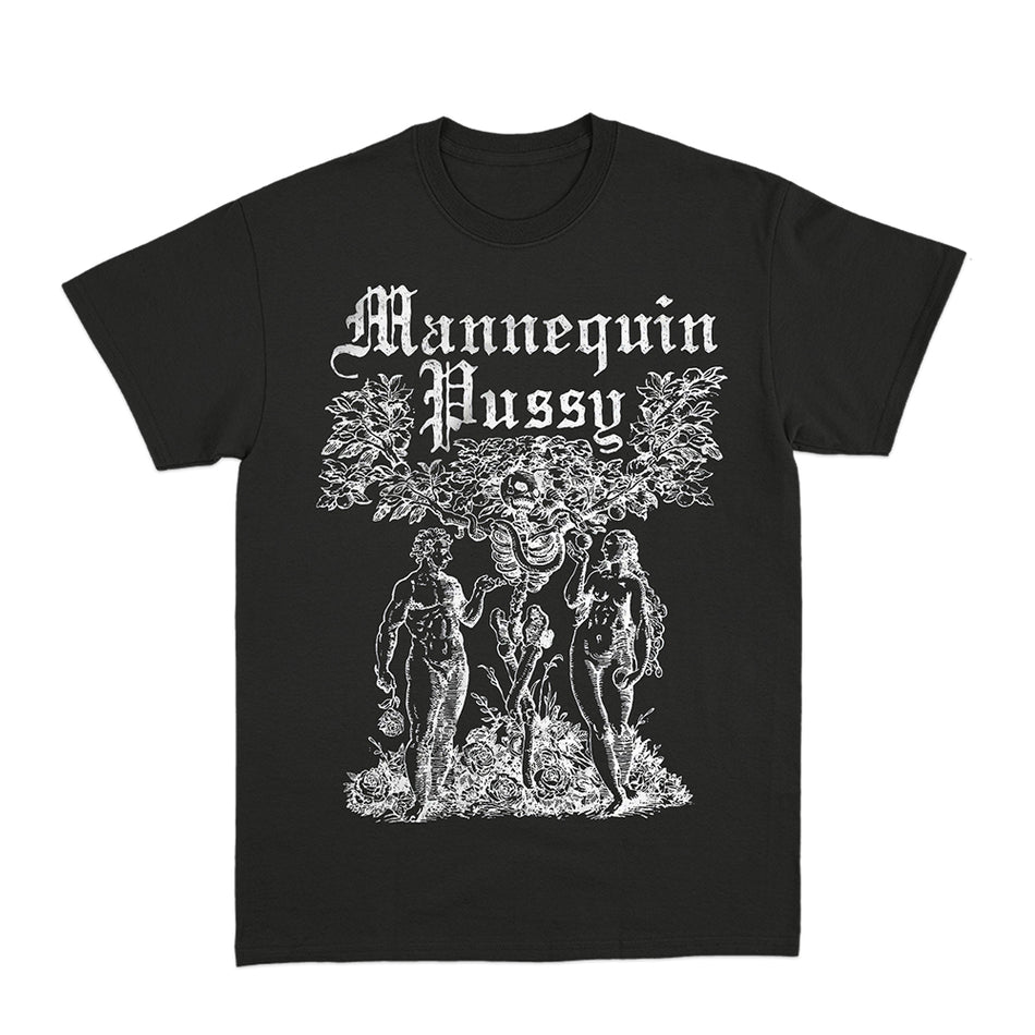 Mannequin Pussy - Adam & Eve  T shirts - ブラック 【日本公演グッズ数量限定】