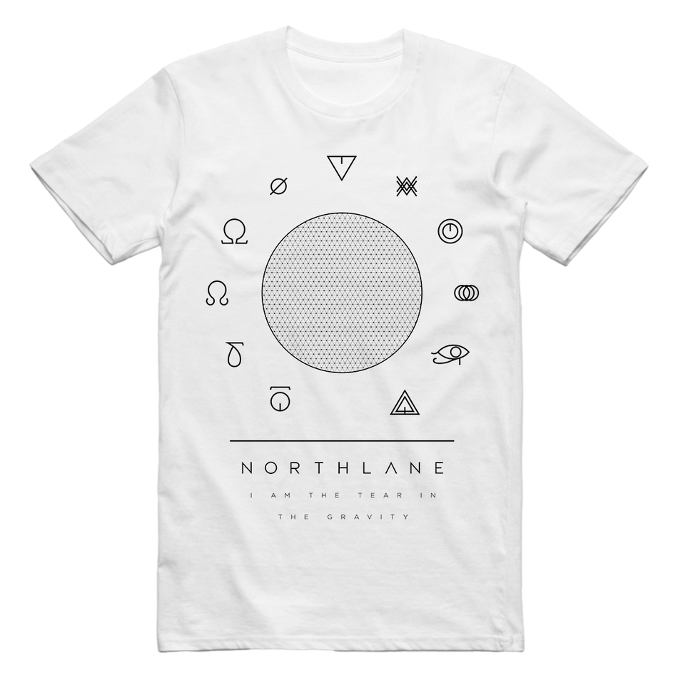 Northlane  - Gravity - Tシャツ ホワイト