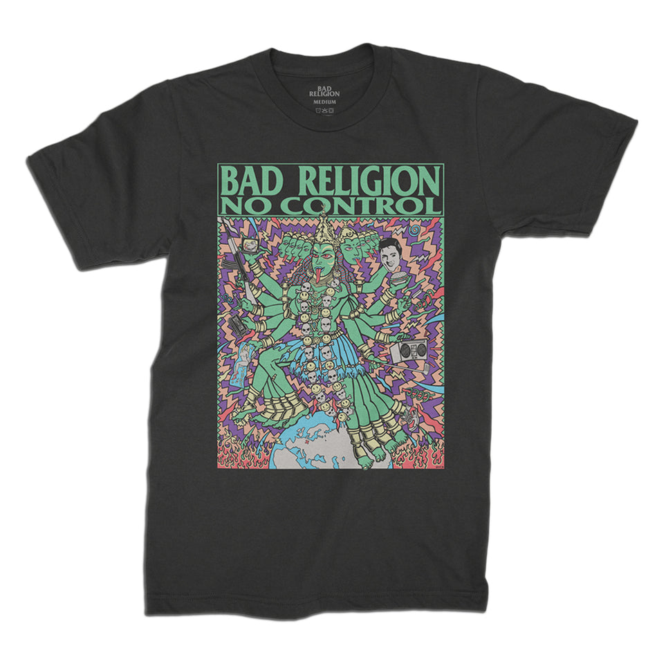 Bad Religion - No Control Kozik Tee - ブラック