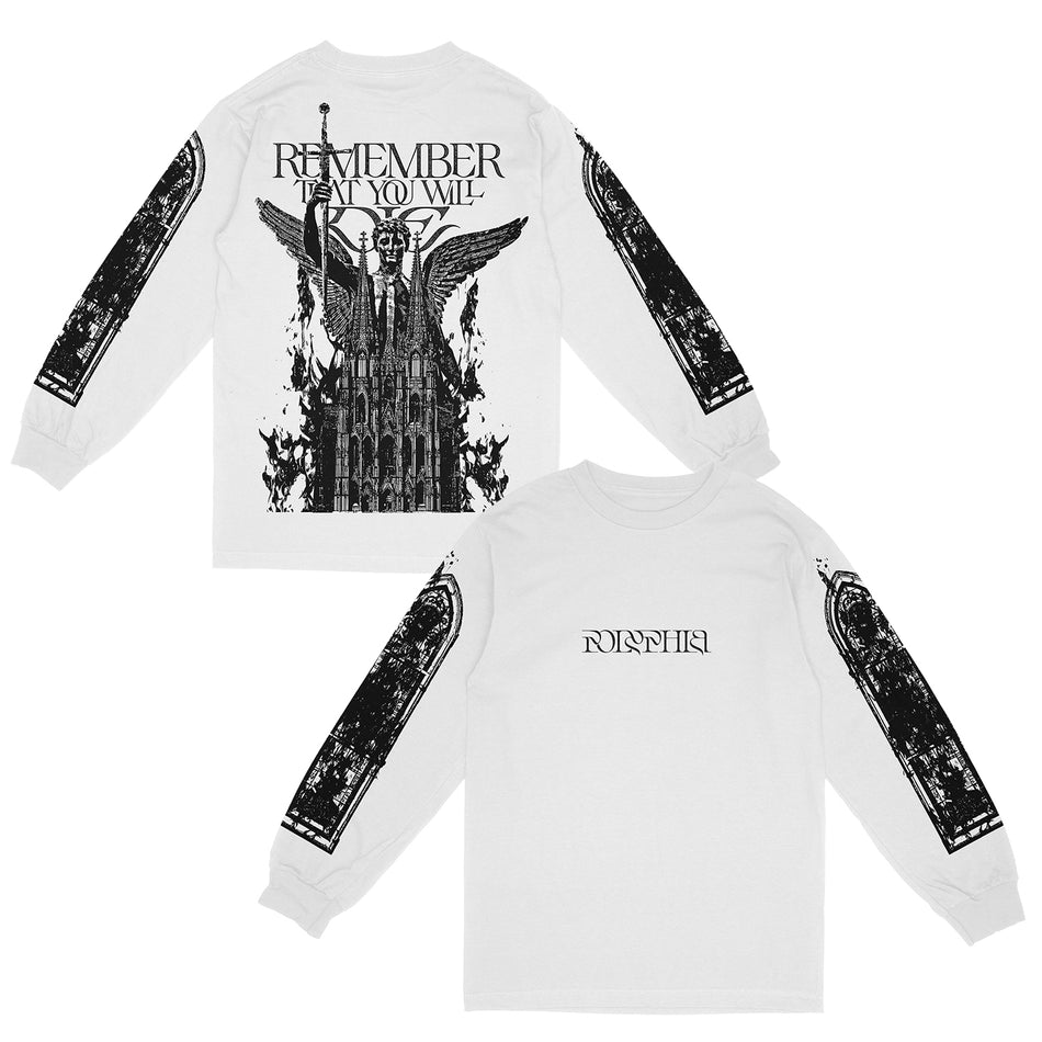 Polyphia - Cathedral LongSleeve(White) - ロングT