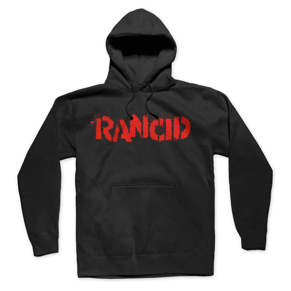 Rancid - Stencil Logo Pullover Hoodie  - ブラック