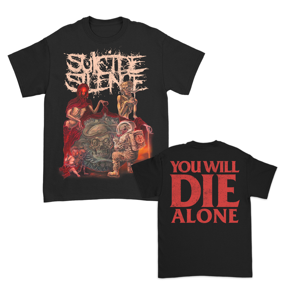 Suicide Silence - You Will Die Alone T Shirt Black