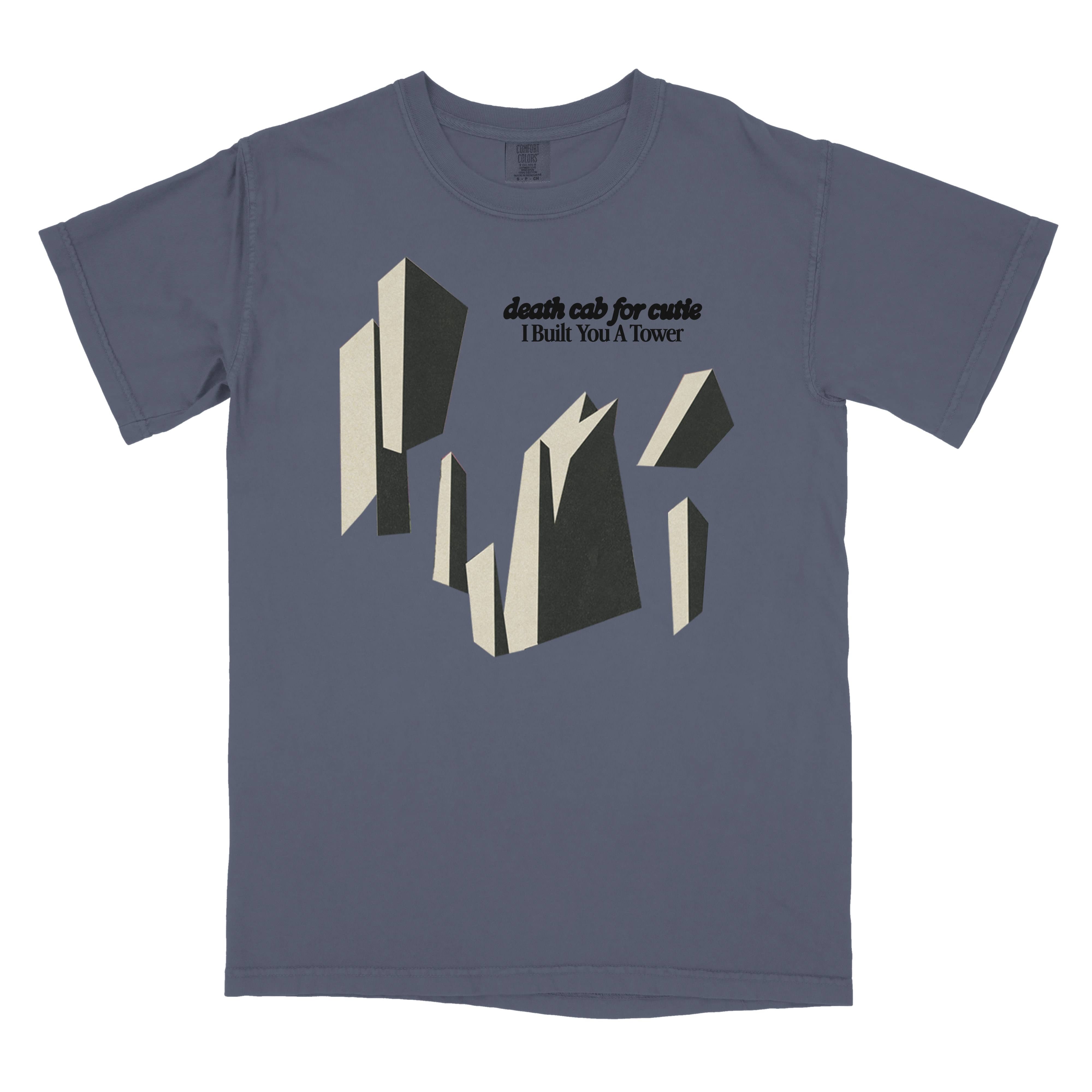 Death Cab for Cutie - I Built You A Tower T-Shirt (Blue) – bandstore