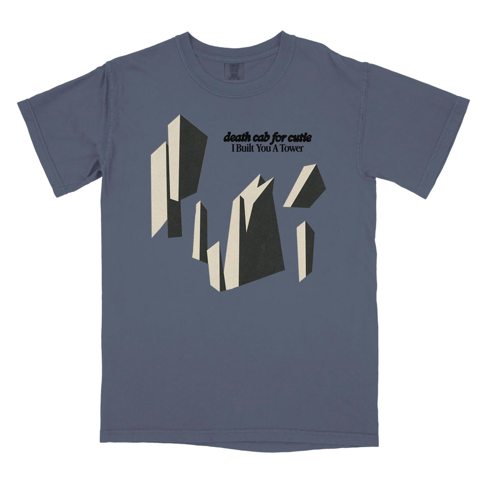 Death Cab for Cutie - I Built You A Tower T-Shirt (Blue)