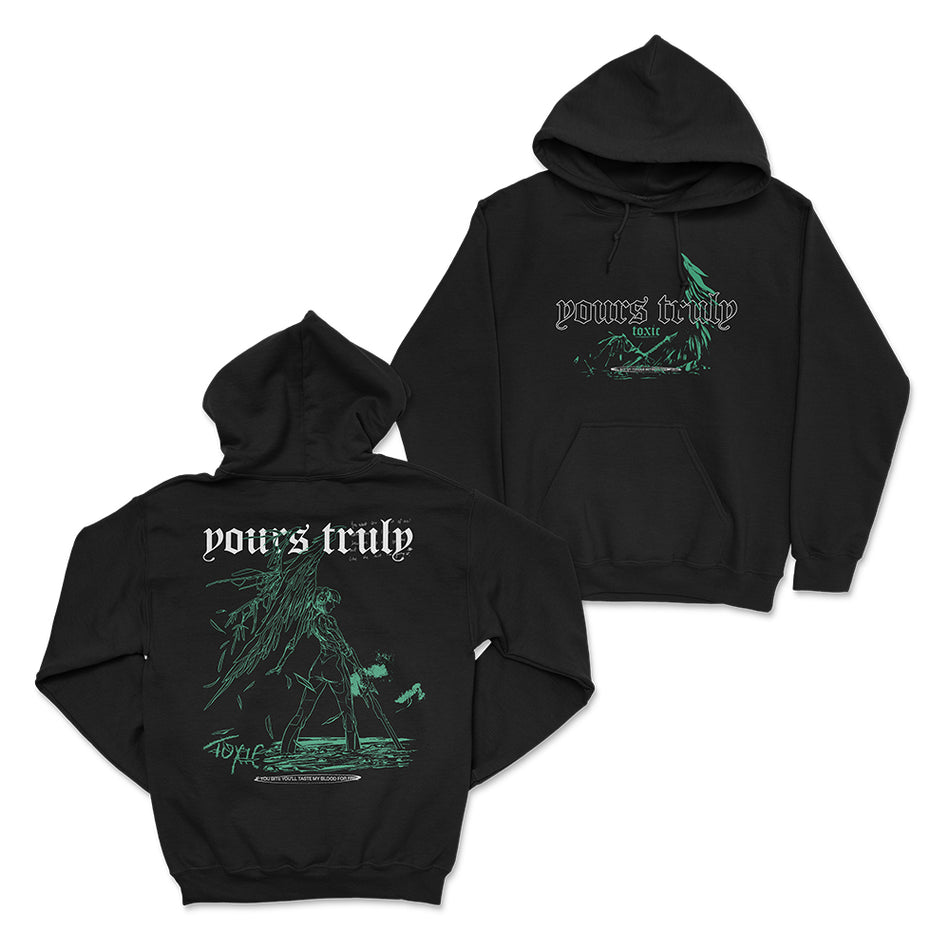 Yours Truly  - ANGEL Hoodie - ブラック