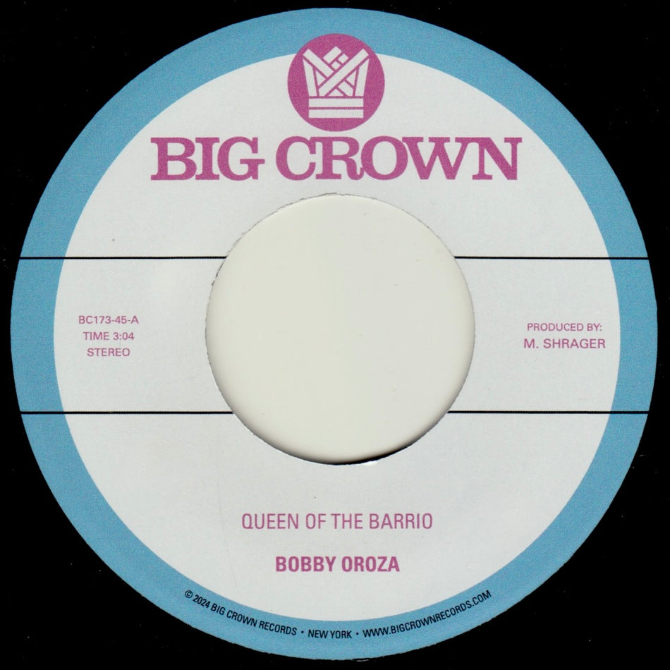 Bobby Oroza – Queen Of The Barrio b/w Goddess (Vinyl) / 7-inch