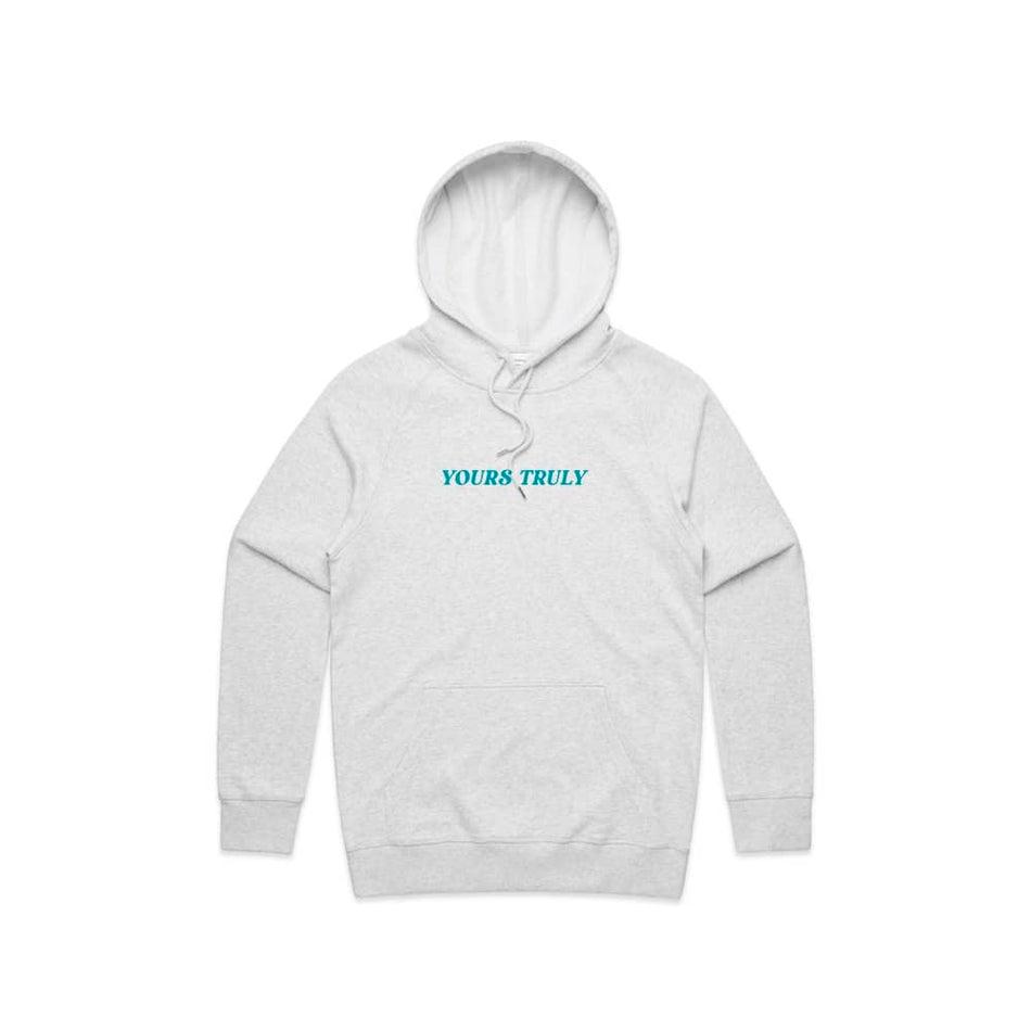 Yours Truly  - Logo - フーディー（ホワイト）