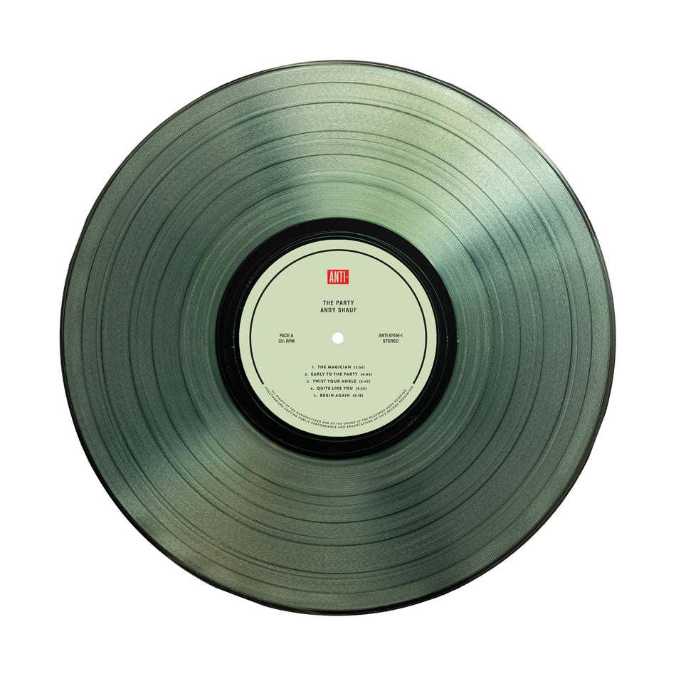 Andy Shauf The Party 10th Anniversary Edition coke bottle clear vinyl detail