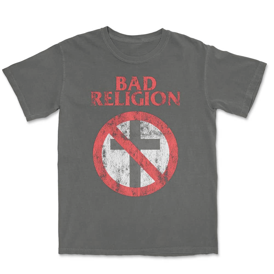 Bad Religion - Vintage Crossbuster Tee - チャコール