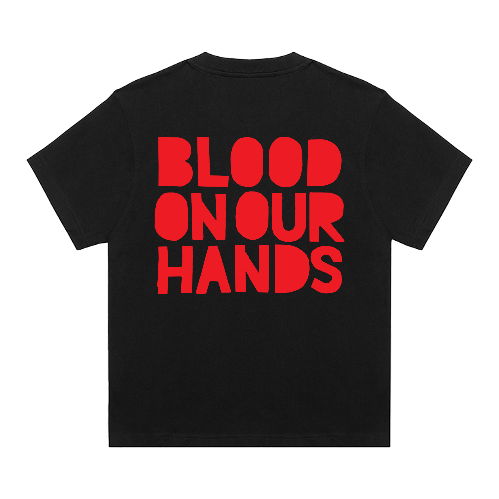 The Linda Lindas Blood On Our Hands Tee back