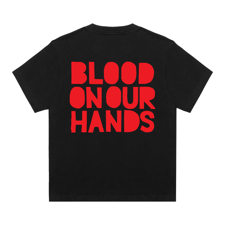 The Linda Lindas Blood On Our Hands Tee back