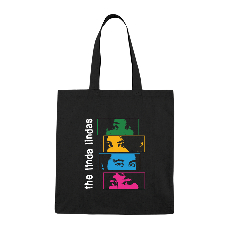 The Linda Lindas Eyes Tote official overseas store mockup