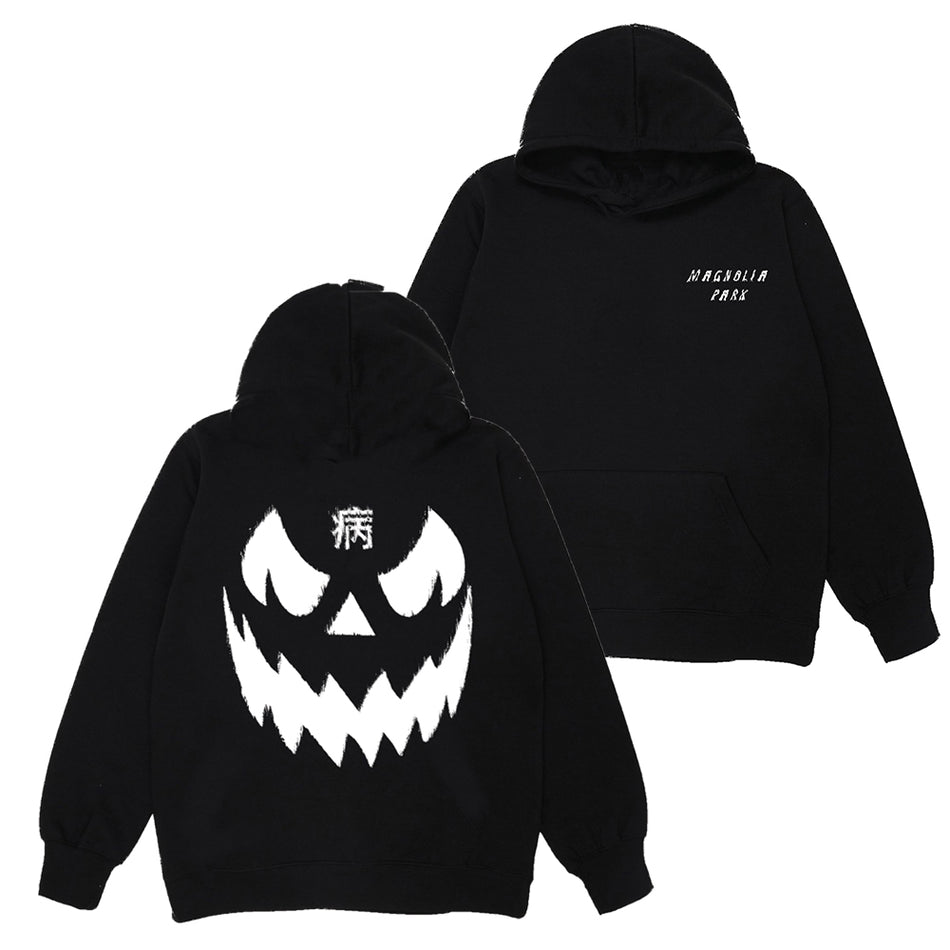 Magnolia Park - Pumpkin Face Hoodie (ブラック）