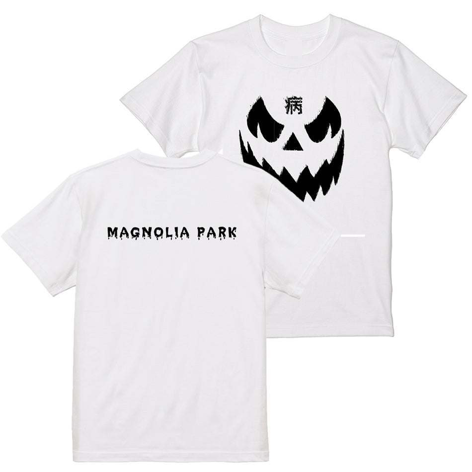 Magnolia Park - Pumpkin Face Tee (ホワイト）