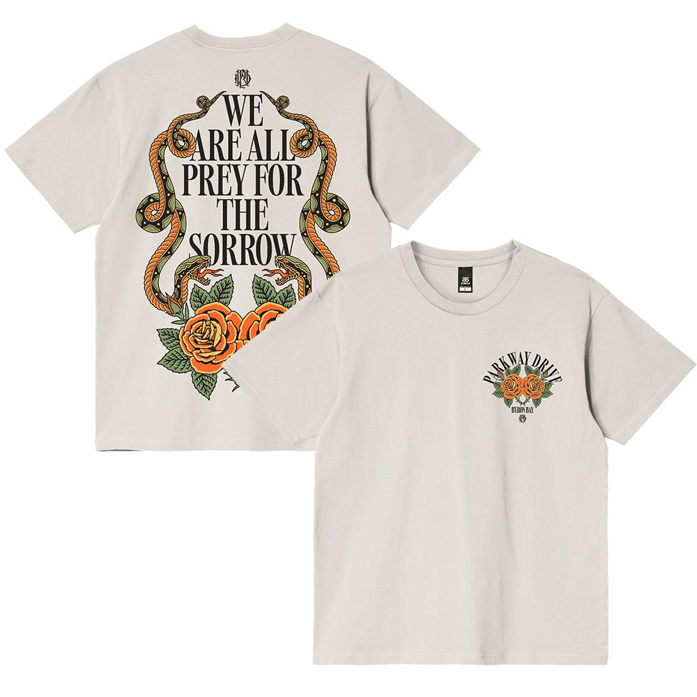 Parkway Drive - Prey Roses T-Shirt - Natural