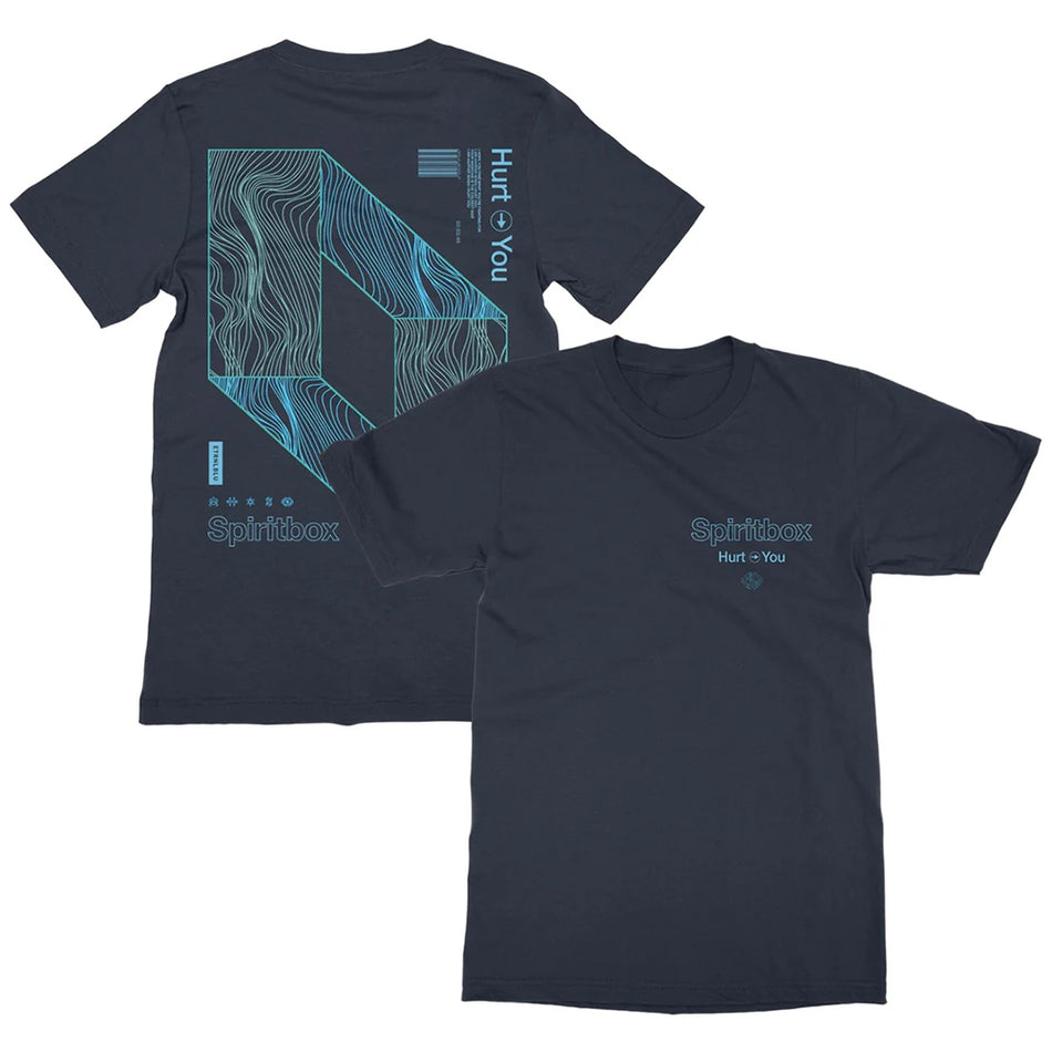 Spiritbox - Lines design Tee - ネイビー