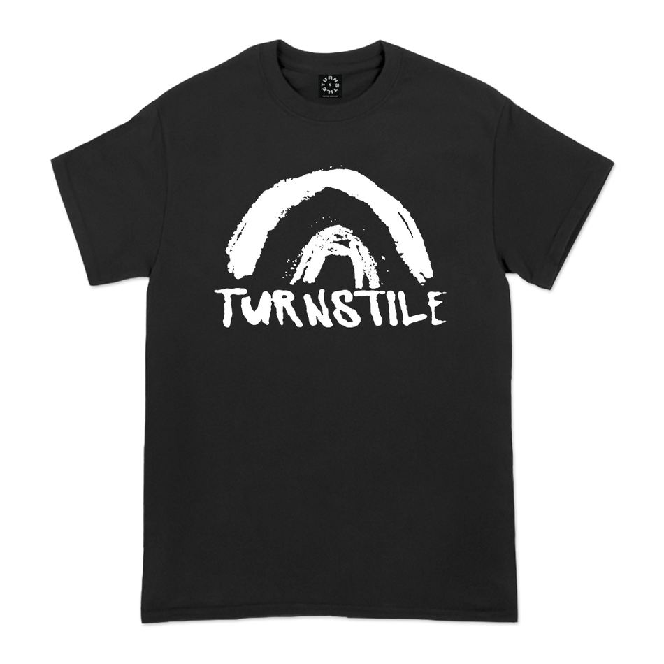 TURNSTILE "DOUBLE RAINBOW" TEE - ブラック