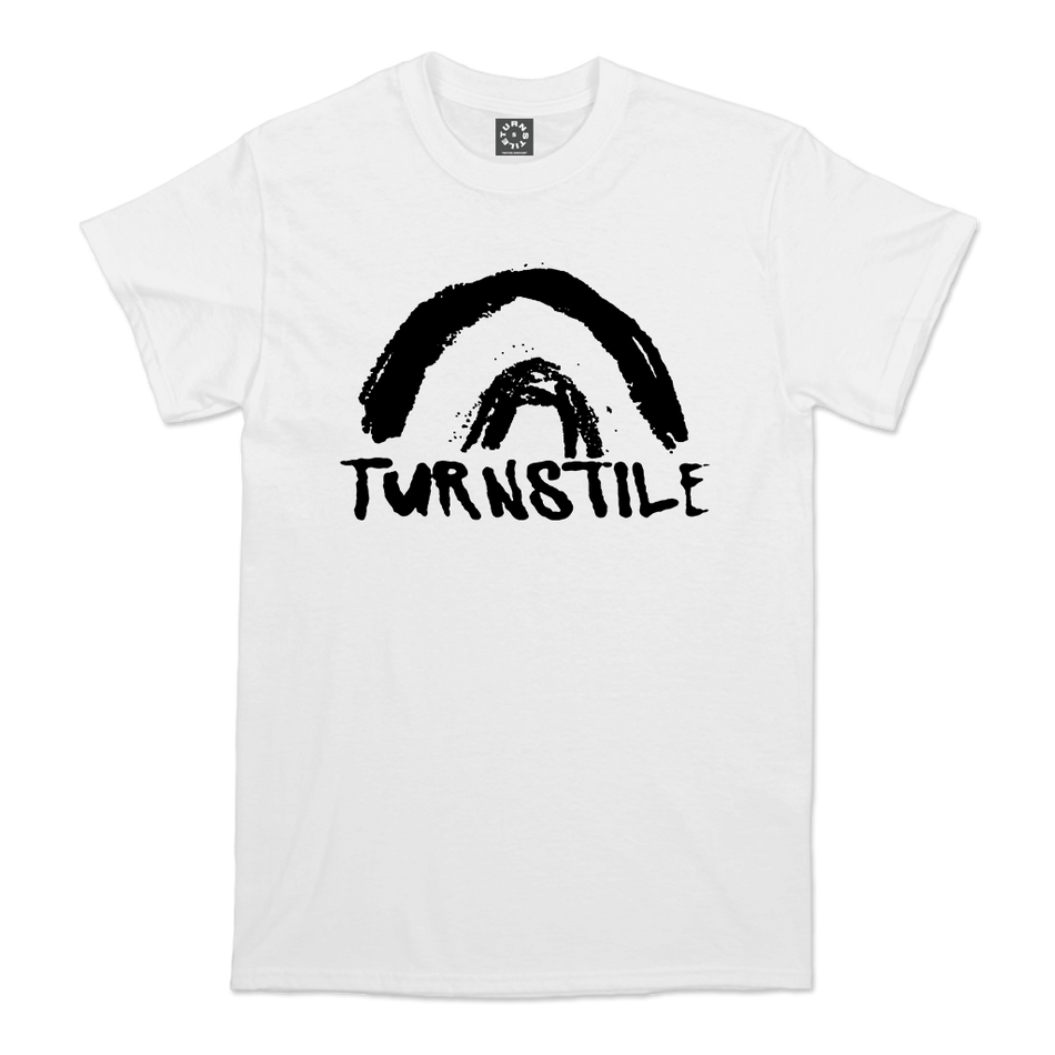 TURNSTILE "DOUBLE RAINBOW" TEE - ホワイト