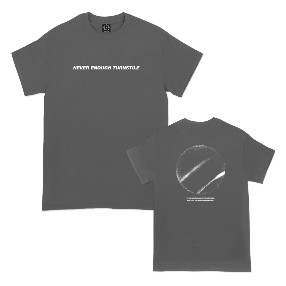 TURNSTILE "RIGHT PLACE RIGHT TIME" TEE - チャコール
