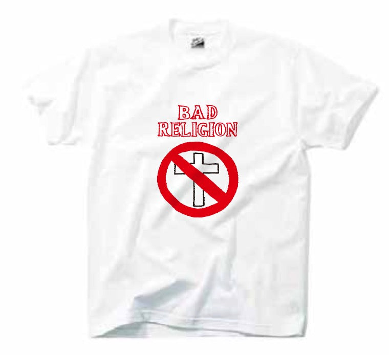 BAD RELIGION × NAIJEL GRAPHの日本限定コラボT-シャツ - Crossbuster (White)