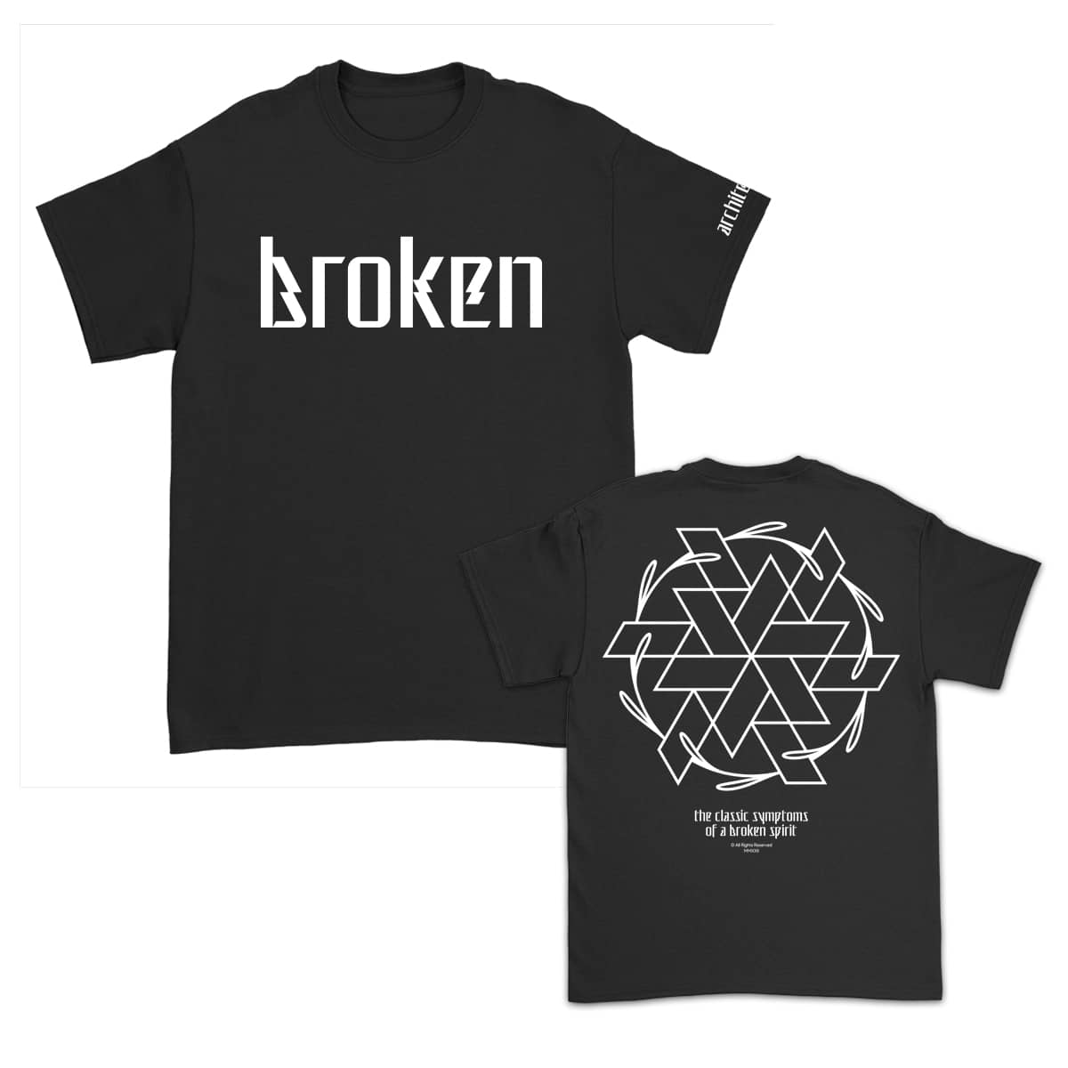 Architects (アーキテクツ)- Route 6 Tシャツ (ブラック)