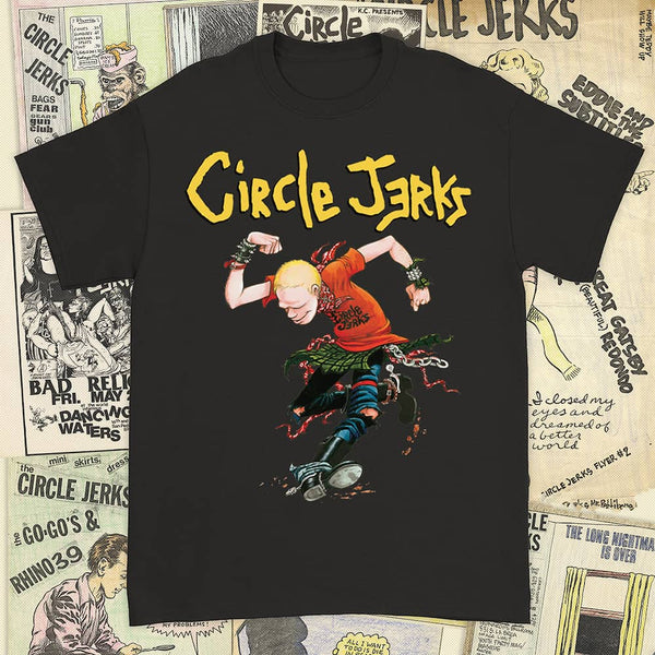 Circle Jerks (サークル・ジャークス) - Full Color Skank Man Tシャツ 