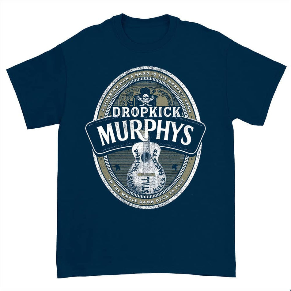 Dropkick Murphys - Beer Label Tee Navy