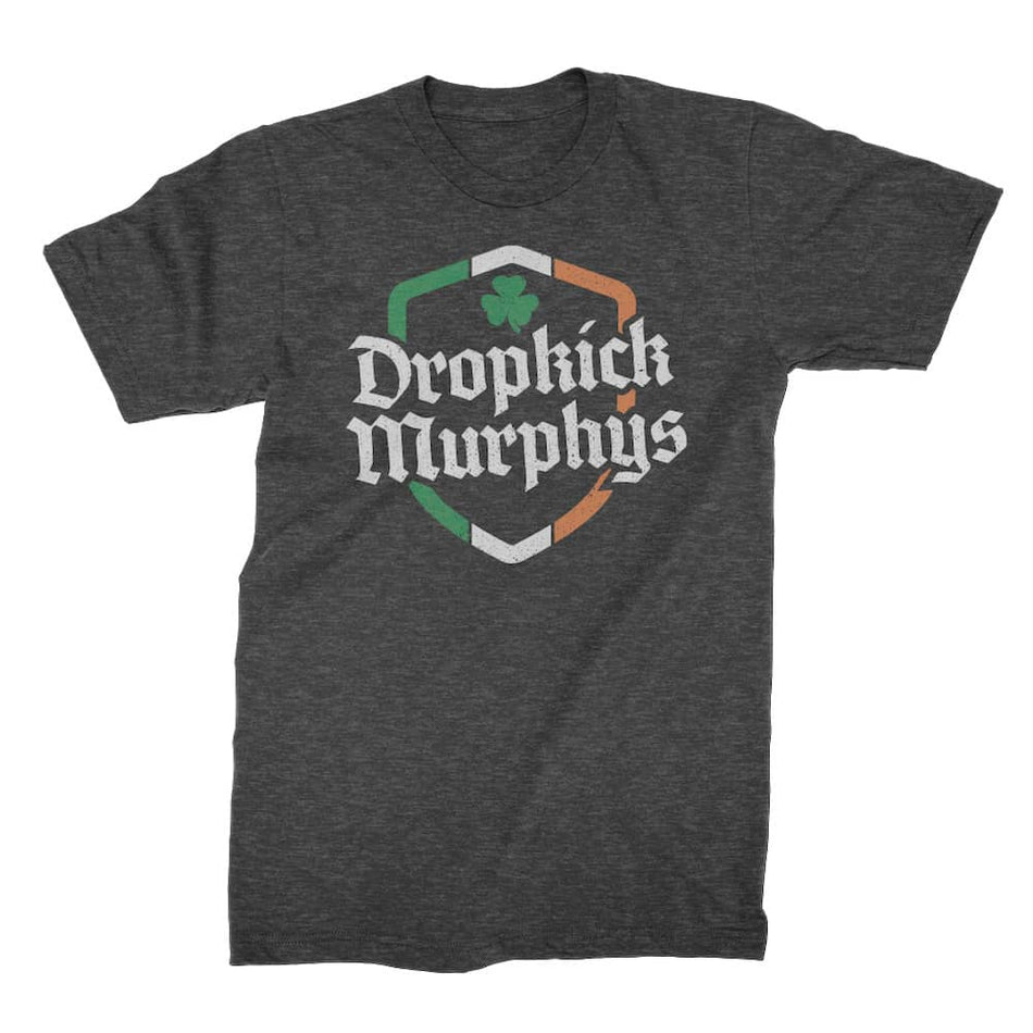 Dropkick Murphys - Ire Shield Tee ダークヘザー